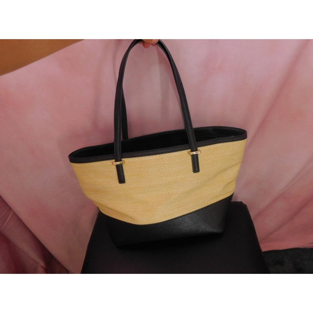 Kate Spade New York Cedar Street Straw Harmony Tote Shoulder Handbag Purse - Picture 5 of 12